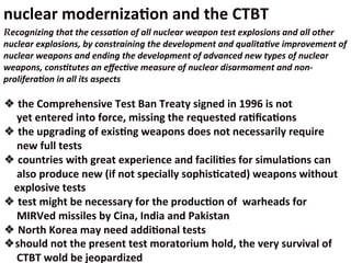 Nuclear weapons modernization and global security | PDF
