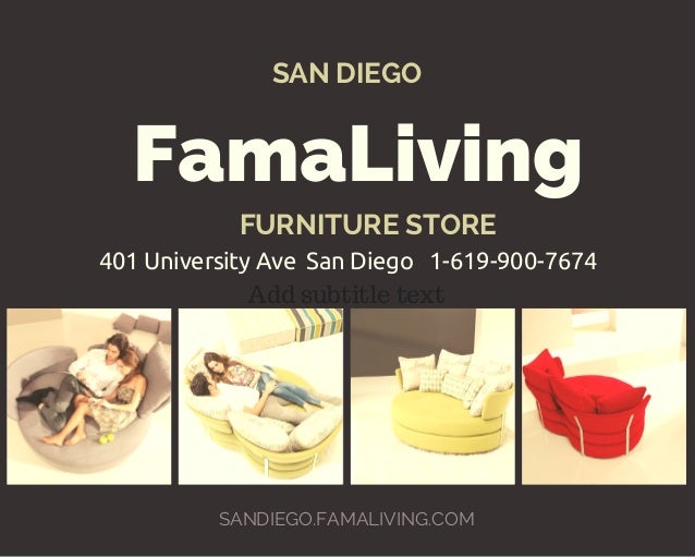 Famaliving Custom Sofa in San Diego