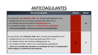 ANTICOAGULANTES
 