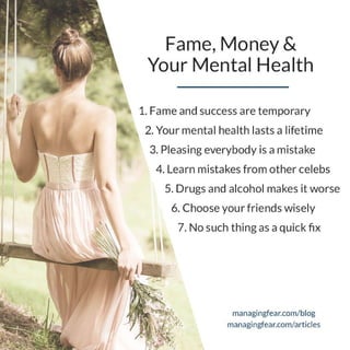 Fame  And Mental Health