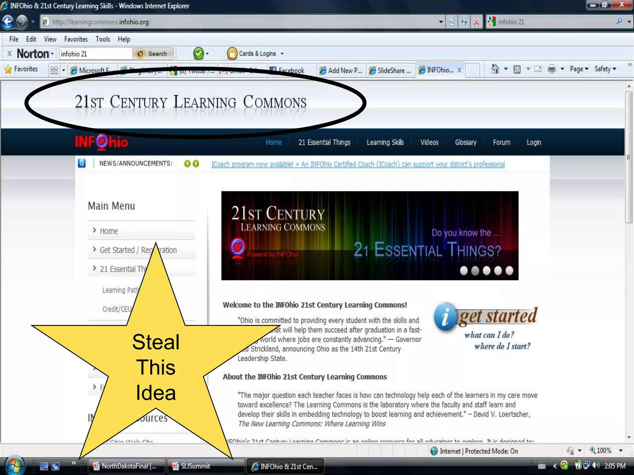 Integrated with social web