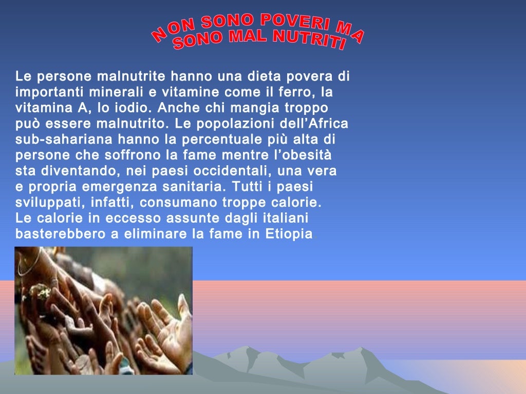 Fame nel mondo