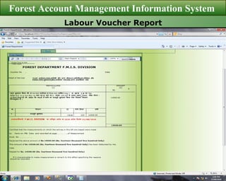 Labour Voucher Report Forest Account Management Information System  