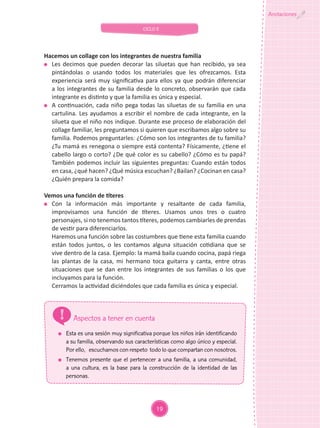 UNIDAD DE APRENDIZAJE Aula de 3 años de Educación Inicial MI FAMILIA-II ...