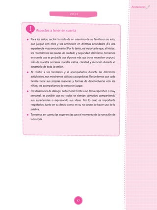 UNIDAD DE APRENDIZAJE Aula de 3 años de Educación Inicial MI FAMILIA-II ...
