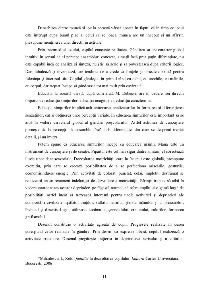 Importanta unei familii unite pentru dezvoltarea armonioasa a individului