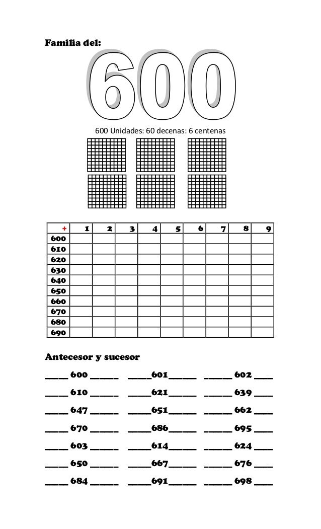 Tabla Numerica Del 600 Al 700 032