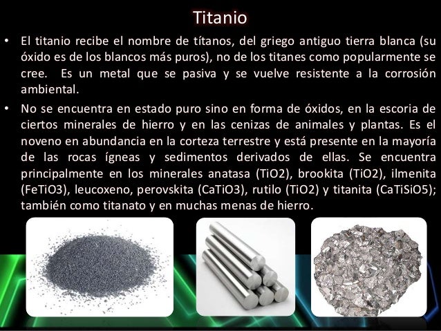 Familia del titanio