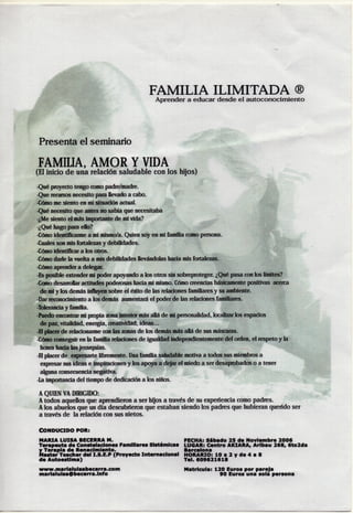 Familia ilimitada. Barcelona 2006