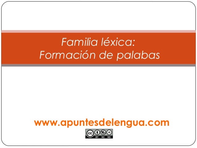 Familia léxica