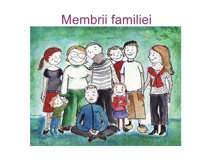 Prezentarea familiei