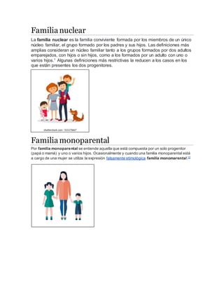 Que Es Una Familia Nuclear