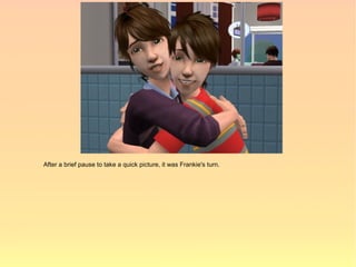 After a brief pause to take a quick picture, it was Frankie's turn.
 