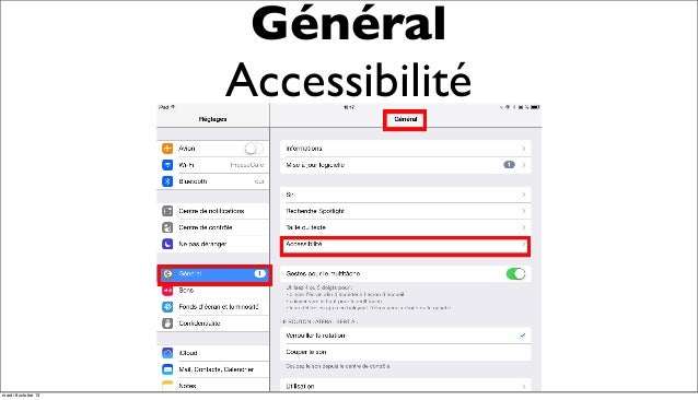 Rencontre avec ipad