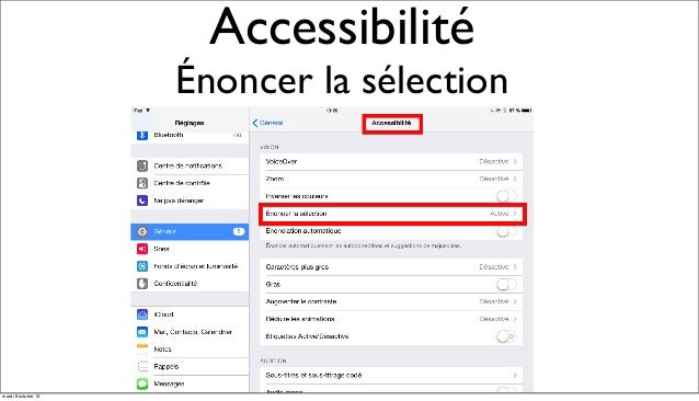 Rencontre avec ipad