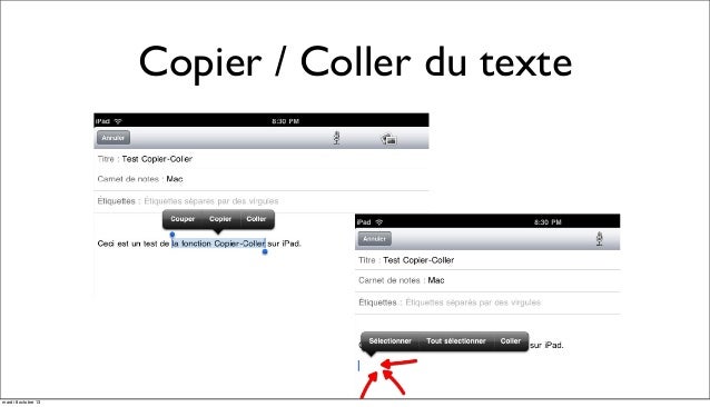 Rencontre avec ipad