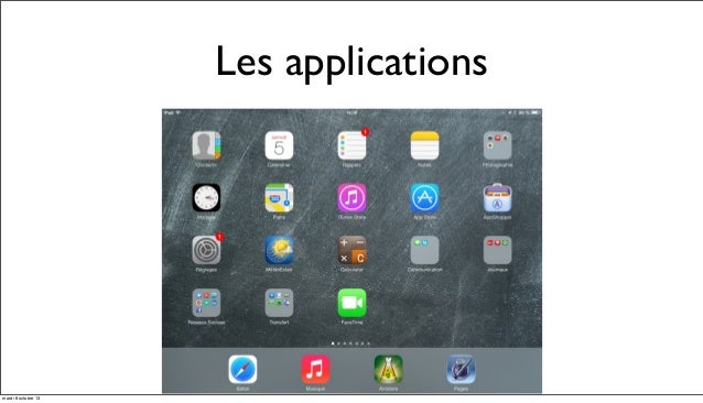 Rencontre avec ipad