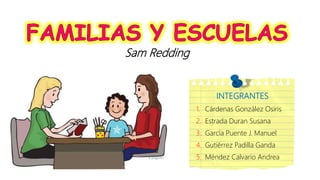 Sam Redding
INTEGRANTES
1. Cárdenas González Osiris
2. Estrada Duran Susana
3. García Puente J. Manuel
4. Gutiérrez Padilla Ganda
5. Méndez Calvario Andrea
 