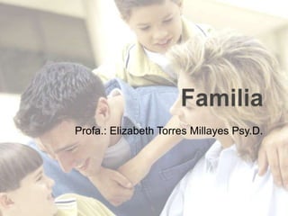 Familia Profa.: Elizabeth Torres MillayesPsy.D.  