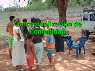 Conceptualización de Comunidad 