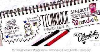 • @Isarmatrose
• Mit Tobias Schwarz (Moderation), Dominique & Boris Arnold, Ellen Kuder
 