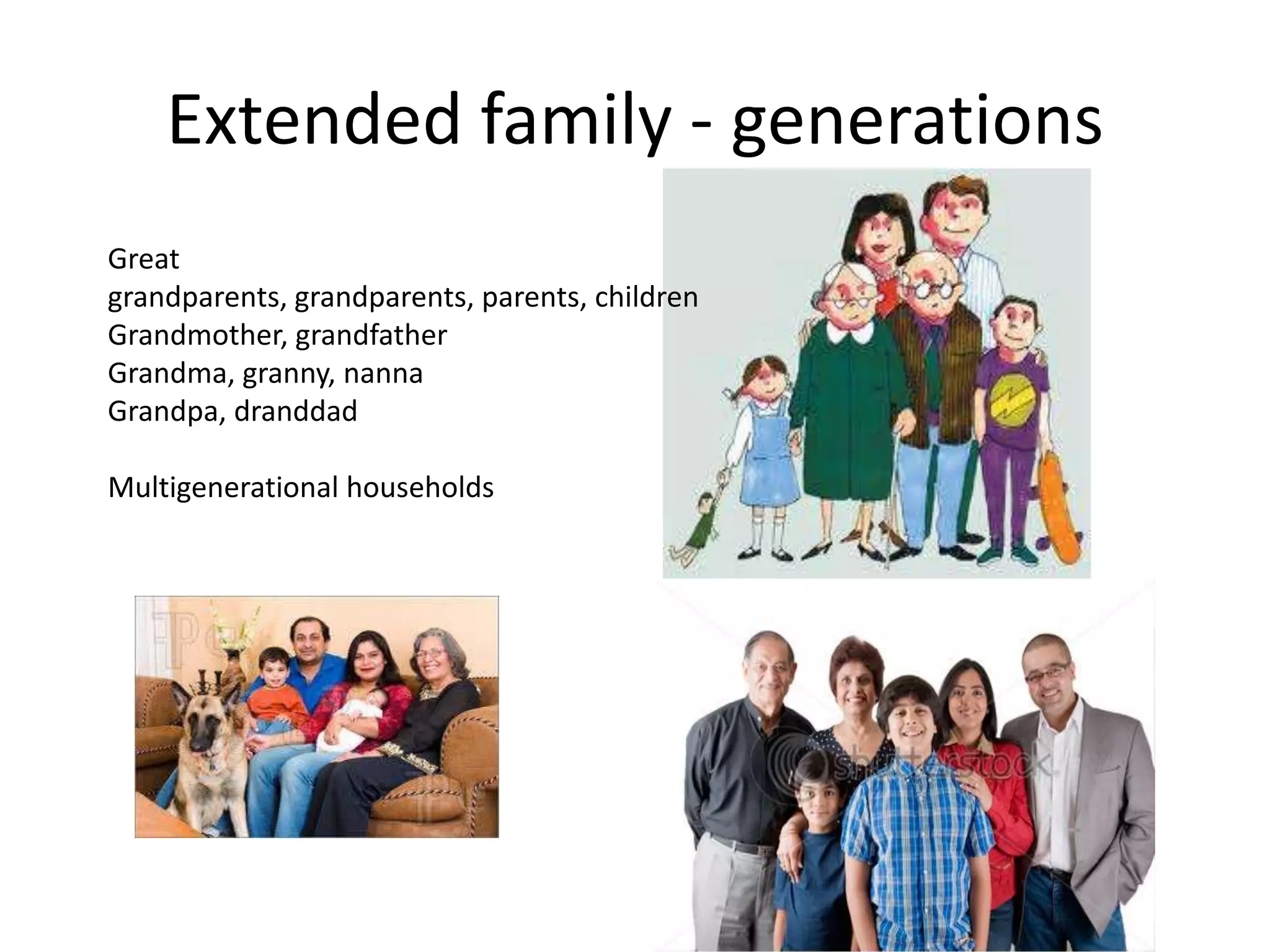 Extended Generations Families in the uk | PPTX