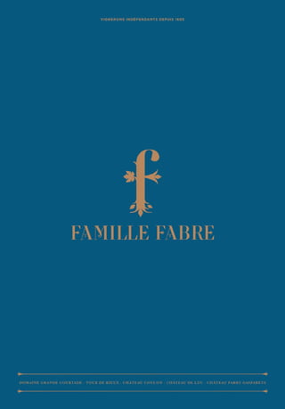 Famille fabre 2020 | Catalogue de présentation des vins