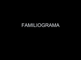 FAMILIOGRAMA
 