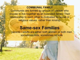 starting with two parents, then separating, divorcing