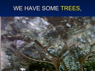 WE HAVE SOME  TREES , 