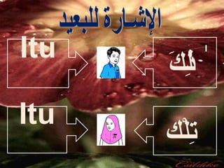 ‫ك‬َ ‫ل‬ِ‫ذ‬ ٰ
‫لك‬ْ‫ ك‬‫ت‬ِ
Itu
Itu
 