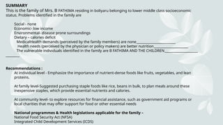 Family study case presentation for family adoption programme in psm | PPTX