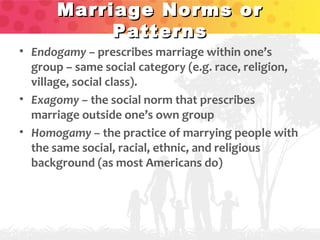 Endogamous Family and education | PPT