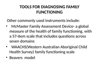 Comprehensive Overview of Family Models and Developmental Tasks in ...