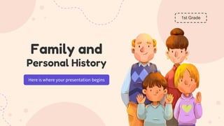 Family and
Personal History
Here is where your presentation begins
1st Grade
 