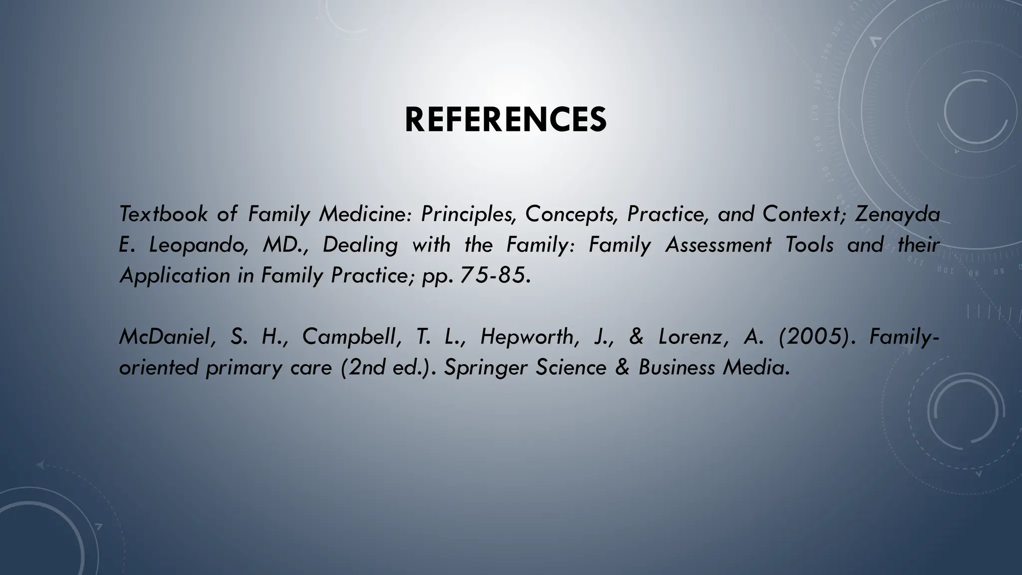 Family Assessment Tools In Family Medicine Residency Pptx