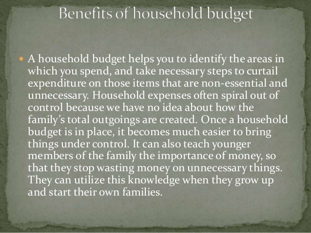 family budgeting family budget project