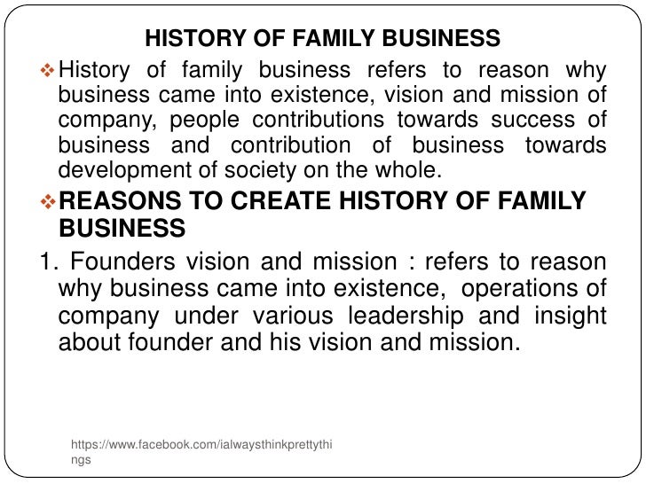 family business resumes