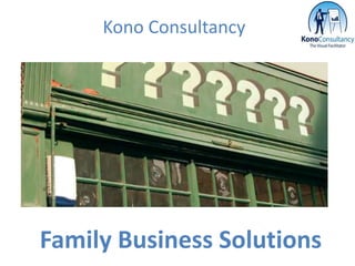 Kono Consultancy




Family Business Solutions
 