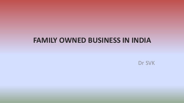 Family Business In India