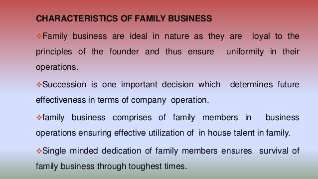 Family Business In India