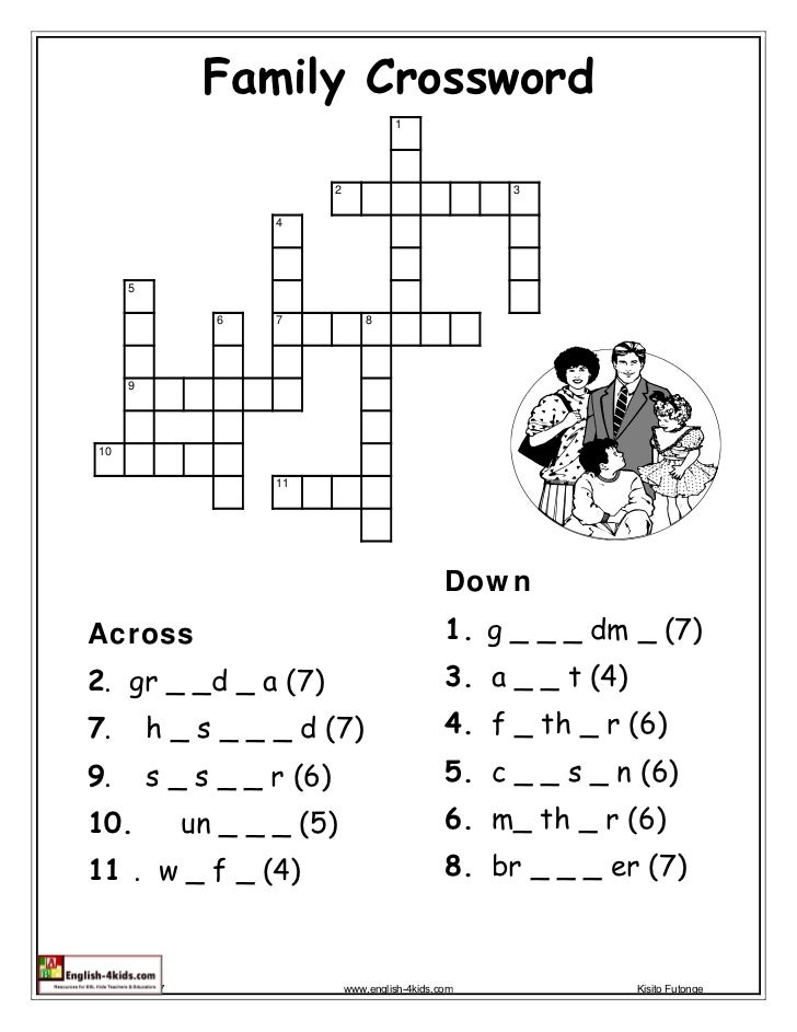 Family Crossword Family Crossword