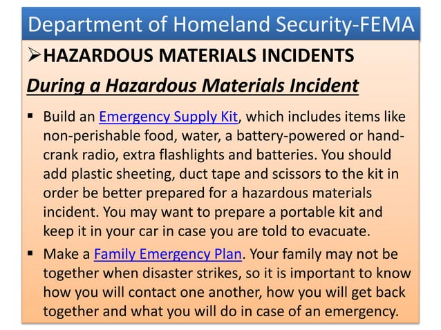 Family Emergency Disaster Preparedness Information Pptx Medical Health