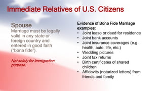 Family Immigration and Citizenship Basics | PPTX