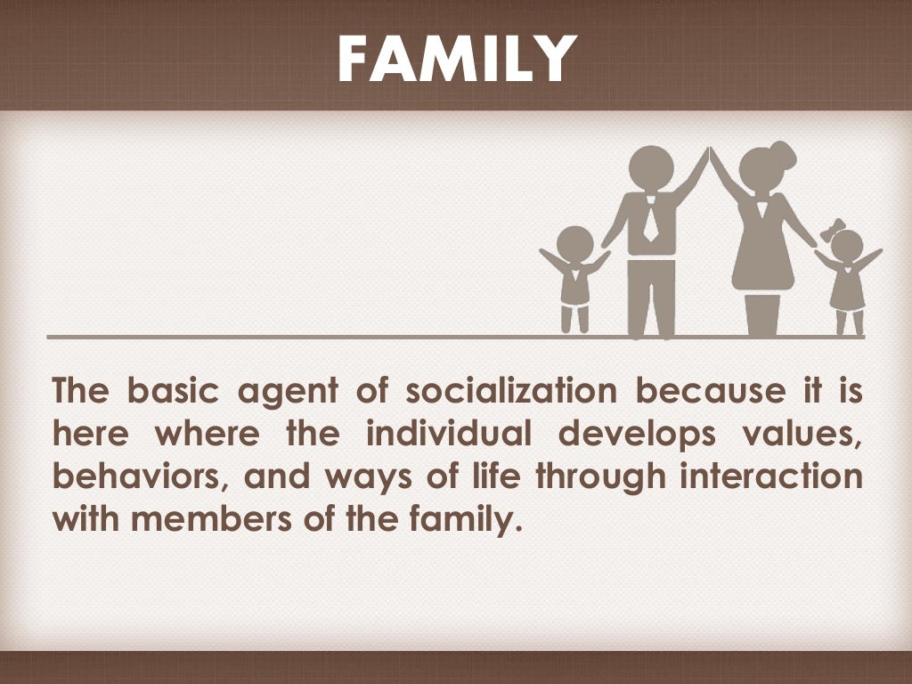 Family In Socialization 