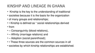 Comprehensive Overview of African Family, Kinship, and Lineage Systems ...
