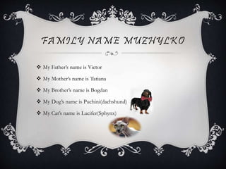 Family life and culture from Ukraine | PPT