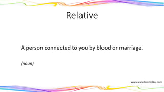 ESL Family members flashcards | PDF
