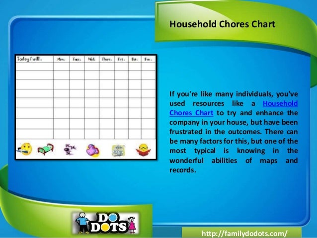 house chores chart