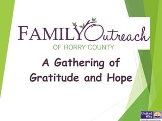 A Gathering of
Gratitude and Hope
 